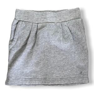 77Kids American Eagle Girls Skirt Small 7 8 Gray Sweatskirt Sweatshirt Knit